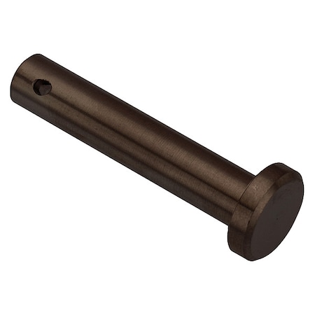 Zoro Select Precision Clevis Pin, 9 mm Dia, Stainless Steel, 1 PK PIN301M8X35-BX