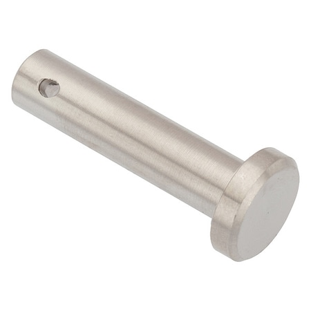 Zoro Select Clevis Pin, 8 mm Dia, Stainless Steel PIN302M8X30