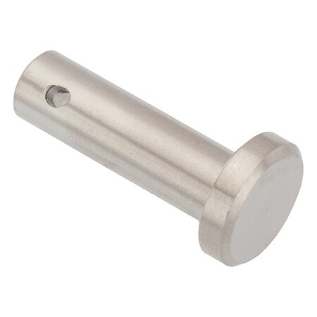 Zoro Select Precision Clevis Pin, 9 mm Dia, Stainless Steel, 1 PK PIN302M8X24