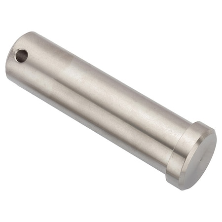 Zoro Select Clevis Pin, 1-1/4 in Dia, Stainless Steel PIN74401248