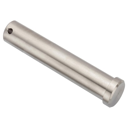 Zoro Select Precision Clevis Pin, 2 1/8 in Dia, Stainless Steel, 1 PK PIN30201880