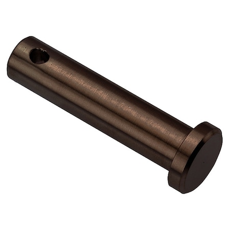 Zoro Select Precision Clevis Pin, 1/4 in Dia, Stainless Steel, 1 PK PIN3011412-BX