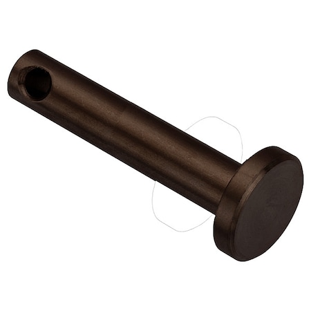 Zoro Select Precision Clevis Pin, 1/8 Dia, Stainless Steel, 1 PK PIN3011814-BX