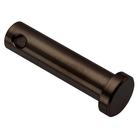 Zoro Select Precision Clevis Pin, 7/16 in Dia, Stainless Steel, 1 PK PIN3017124-BX