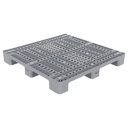 Vestil High Density Polyethylene (HDPE) Pallet, 47.5 in L, 47.5 in W, 5.5 H PLPS-4848