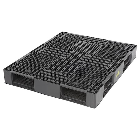 Vestil High Density Polyethylene (HDPE) Pallet, 39.125 in L, 46.875 in W, 6 H PLPB-4840