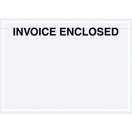 Zoro Select Packing List Envelopes, Clear, PK1000 PL481