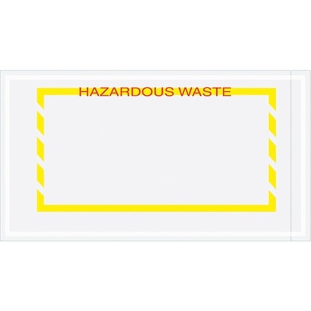 Zoro Select PackingListEnvelopes, Red/Yellow, PK1000 PL482