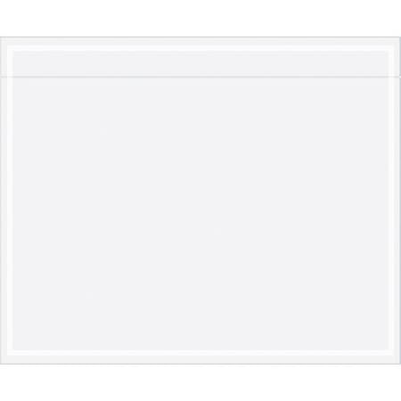 Zoro Select Packing List Envelopes, Clear, PK1000 PL522
