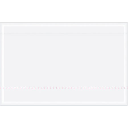 Zoro Select Document Envelope, Clear, PK500 PL70