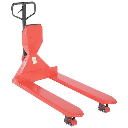 Vestil Pallet Truck-Digital Scale, 5K, 27.5 x 48 PM-2748-SCL-LP