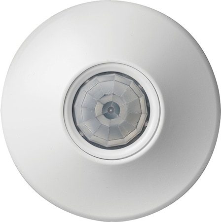 Sensorswitch Ceiling Mount Sensor, Occupancy, Photocell, Digital Cat5 Cable, White, 2,000 sq ft, LED NCM 10 RJB