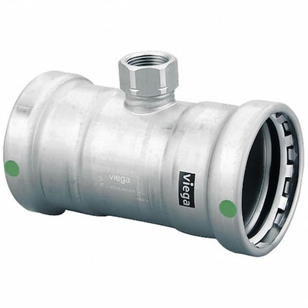 Viega Tee, SS, Press-fit 3", 3", 3/4" 90625
