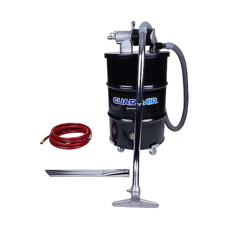 Guardair Drum Vacuum, 55 gal, 20 - 60 cfm PQ55C200