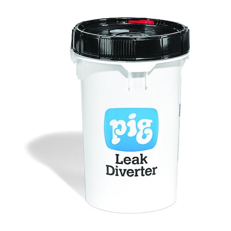 Pig Leak Diverter Collection Bucket, White TLS799