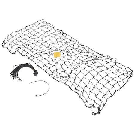 Vestil Pallet Rack Netting, 48 in H, 111 in W, Not Applicable D, Black PRN-111-4