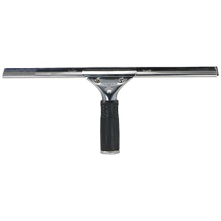 Unger Squeegee, Stainless Steel, 14" W, Blk, PK10 PR350