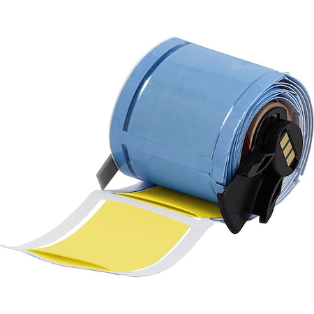 Brady Sleeve Label, Yellow, Polyolefin, 2 in W M6-1000-2-342-YL-R