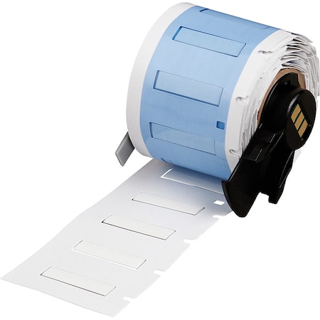 Brady Sleeve Label, White, Polyolefin, 1 in W M6-125-1-342-WT