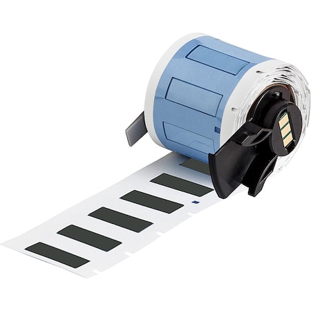 Brady Sleeve Label, Black, Polyolefin, 1 in W M6-187-1-342-BK