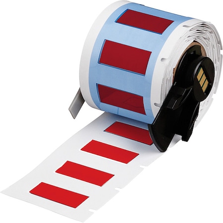 Brady Sleeve Label, Red, Polyolefin, 1 in W M6-250-1-342-RD