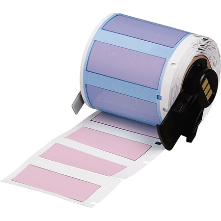 Brady SleeveLabel, Pink, Polyolefin, 1-3/4inW M6-375-175-342-PK