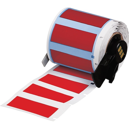 Brady SleeveLabel, Red, Polyolefin, 1-3/4inW M6-375-175-342-RD