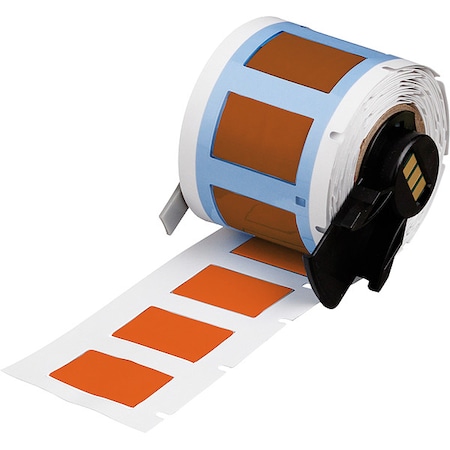 Brady Sleeve Label, Orange, Polyolefin, 1 in W M6-375-1-342-OR