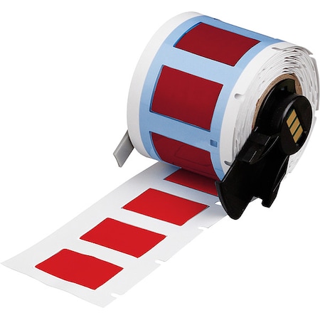 Brady Sleeve Label, Red, Polyolefin, 1 in W M6-375-1-342-RD