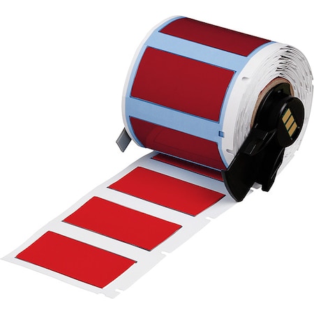 Brady SleeveLabel, Red, Polyolefin, 1-3/4inW M6-500-175-342-RD