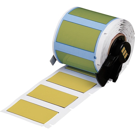 Brady SleeveLabel, Yellow, Polyolefin, 1-3/4inW M6-750-175-342-YL