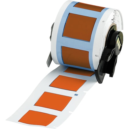 Brady Sleeve Label, Orange, Polyolefin, 1 in W M6-500-1-342-OR
