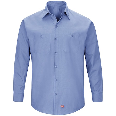 Red Kap Men's Work Shirt, Light Blue, XL SX10LB RG XL