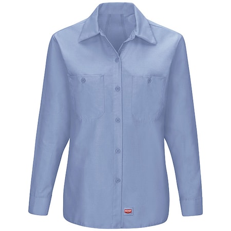 Red Kap Women's Work Shirt, Light Blue, XL SX11LB RG XL