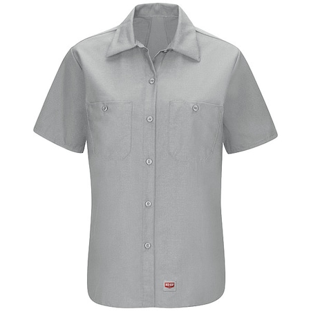 Red Kap Women's Work Shirt, Gray, XL SX21GY SS XL