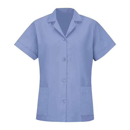Red Kap Wmns Ss Lt Blue Poplin Smock TP23LB SS L