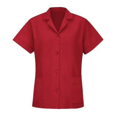 Red Kap Wmns Ss Red Poplin Smock TP23RD SS XXL