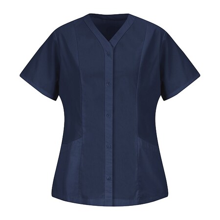 Red Kap Women's Short Sleeve Tunic, 65% Polyester/35% Cotton, Navy, S 9P01NV SS S