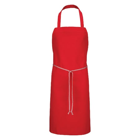 Red Kap 1430Brd Red Bib Apron 1430RD 30 33