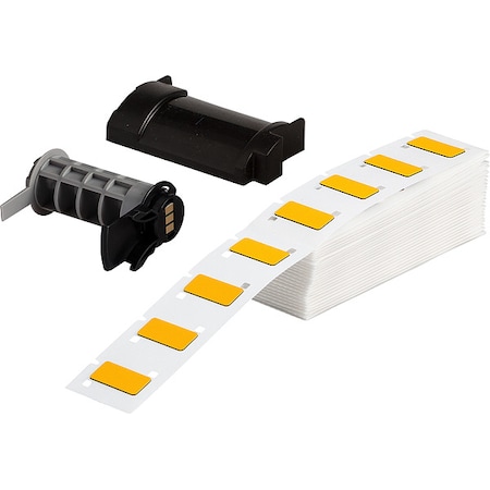 Brady Pre-Cut Label Stock Roll, Yellow, Gloss M6-171-593-YL