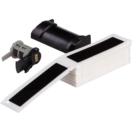 Brady Pre-Cut Label Stock Roll, Black, Gloss M6-174-593-BK