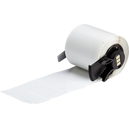 Brady WraparoundLabel, White, Vinyl, 1-29/32inW M6-78-427-AW
