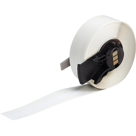 Brady ContinuousLabelStock, White, Gloss, 1/4inW M6C-250-483