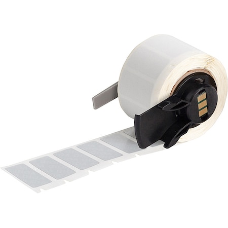 Brady Pre-Cut Label Stock Roll, Silver, Matte M6-17-7576