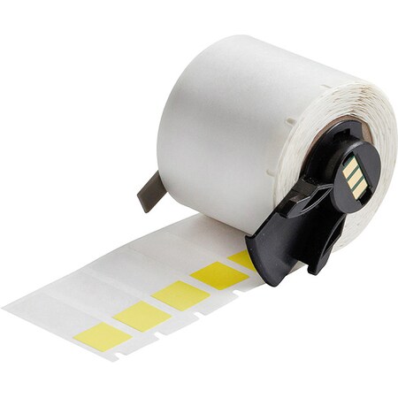 Brady WraparoundLabel, Yellow, Vinyl, 1/2inW M6-29-427-YL