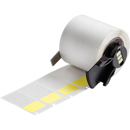 Brady WraparoundLabel, Yellow, Vinyl, 3/4inW M6-30-427-YL