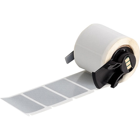 Brady Pre-Cut Label Stock Roll, Silver, Matte M6-31-7576