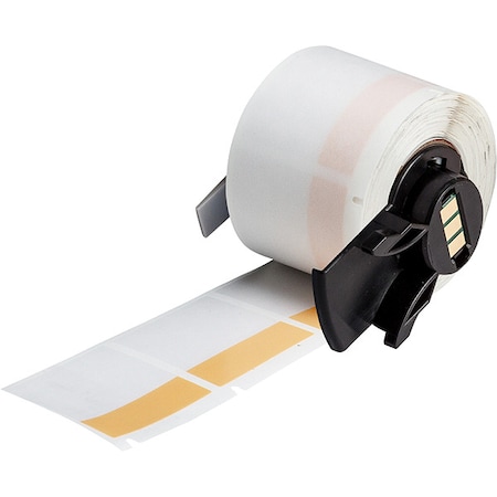 Brady WraparoundLabel, Orange, Vinyl, 1-1/2inW M6-32-427-OR