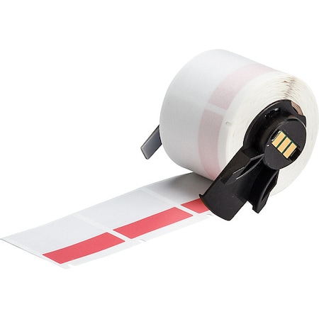 Brady Wraparound Label, Red, Vinyl, 1-1/2 in W M6-32-427-RD