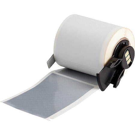 Brady Pre-Cut Label Stock Roll, Silver, Matte M6-37-7576